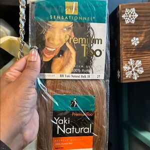 Premium Too Yaki Natural Hair Extension - Brown